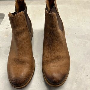 Brown Leather Ankle Boots